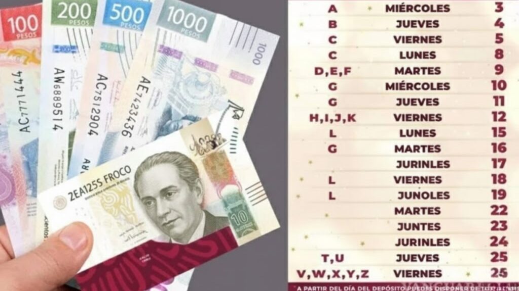 Calendario de pensiones enero 2026: fechas oficiales de pago del apoyo económico